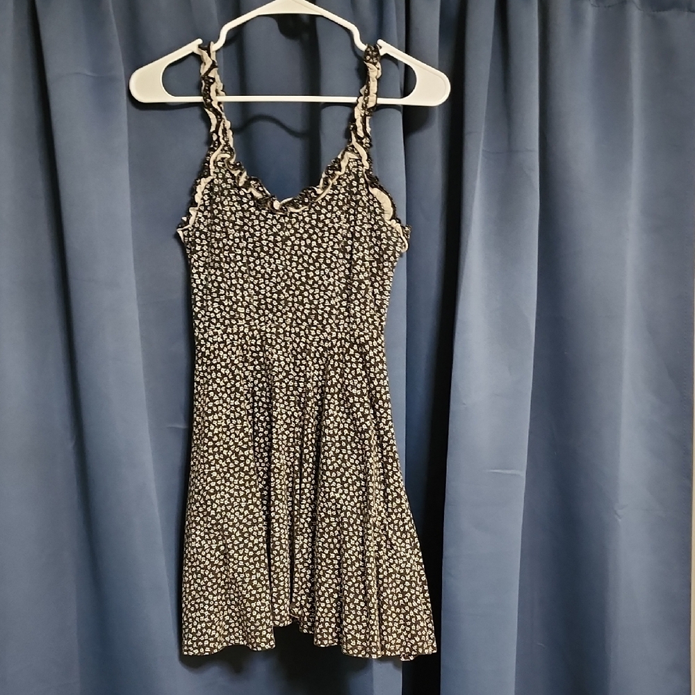 American Rag Black and White Floral Dress